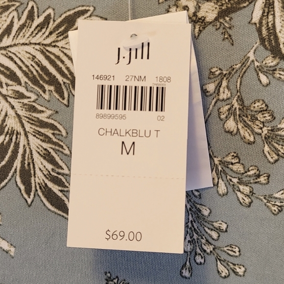 j.jill top with button detail at shoulders - Picture 3 of 5